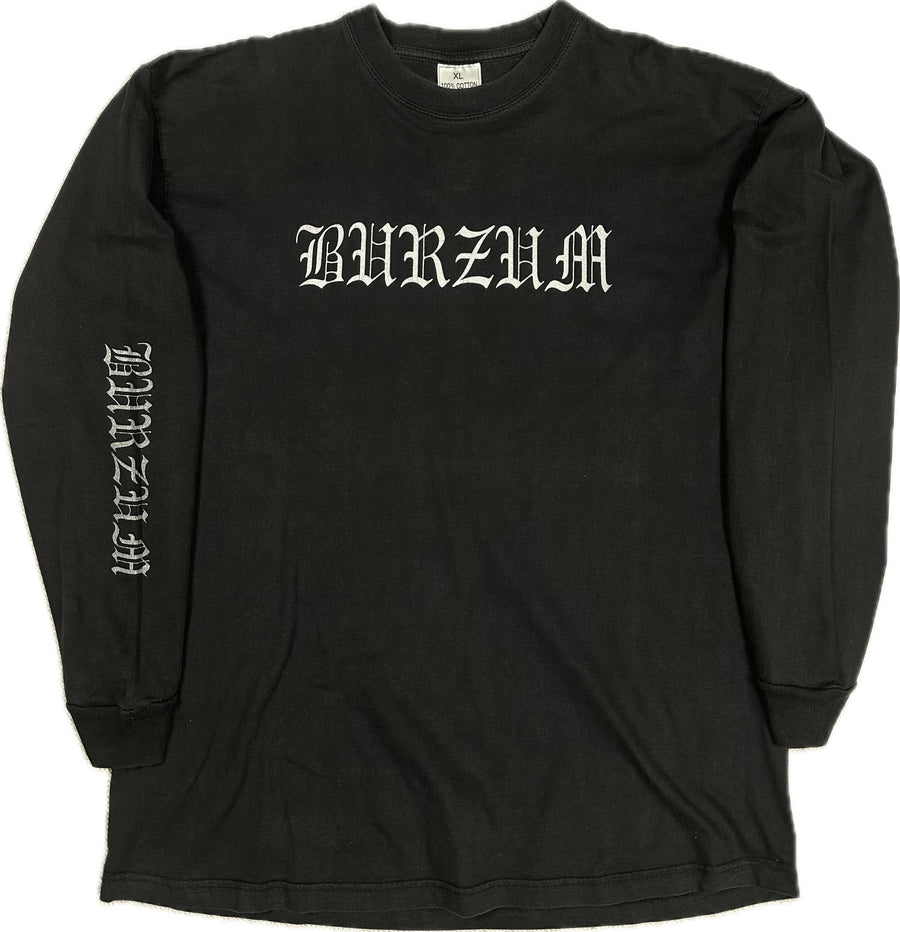 ヴィンテージ 1998 Burzum Misanthrophy ロゴ ロングスリーブ