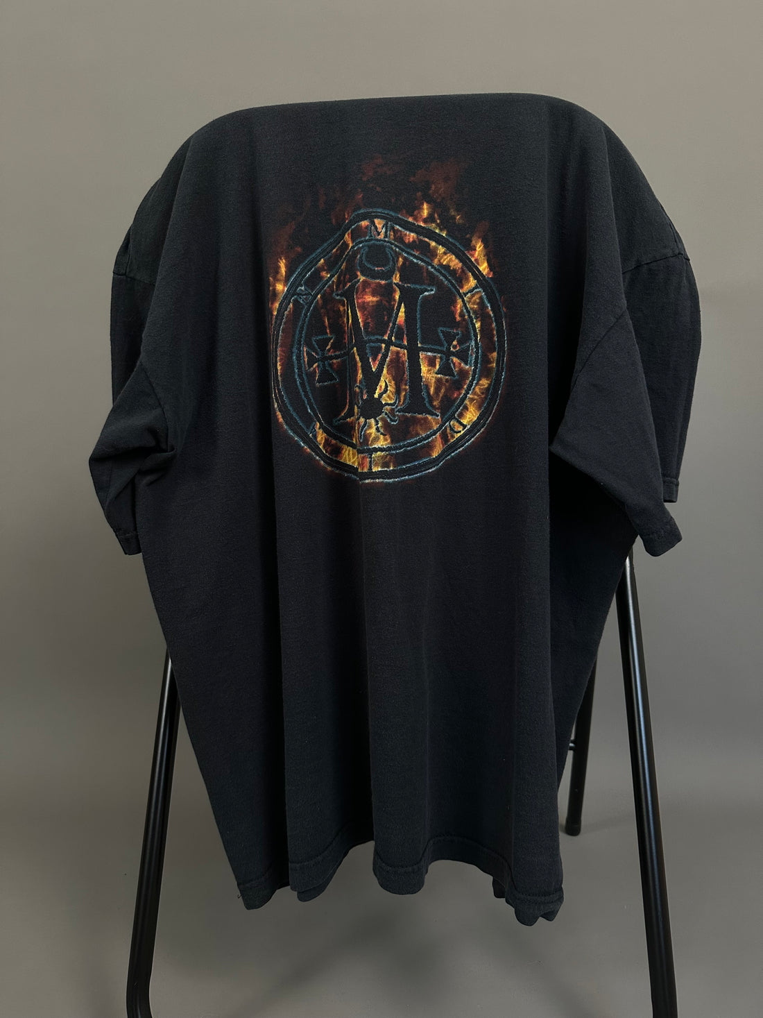 Vintage 2000 Cradle of Filth Burning Logo T-Shirt