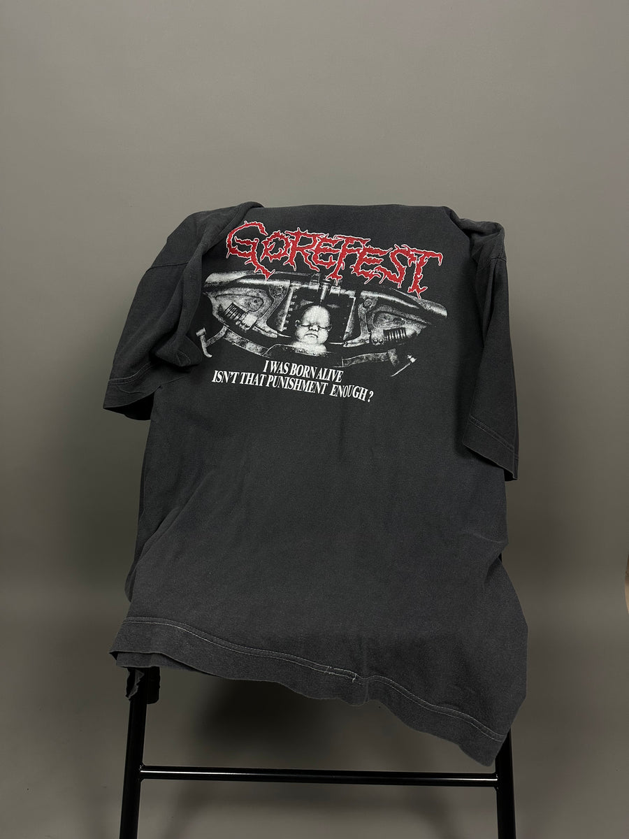 ゴアフェスト 1991 マインドロス ヴィンテージ Tシャツ