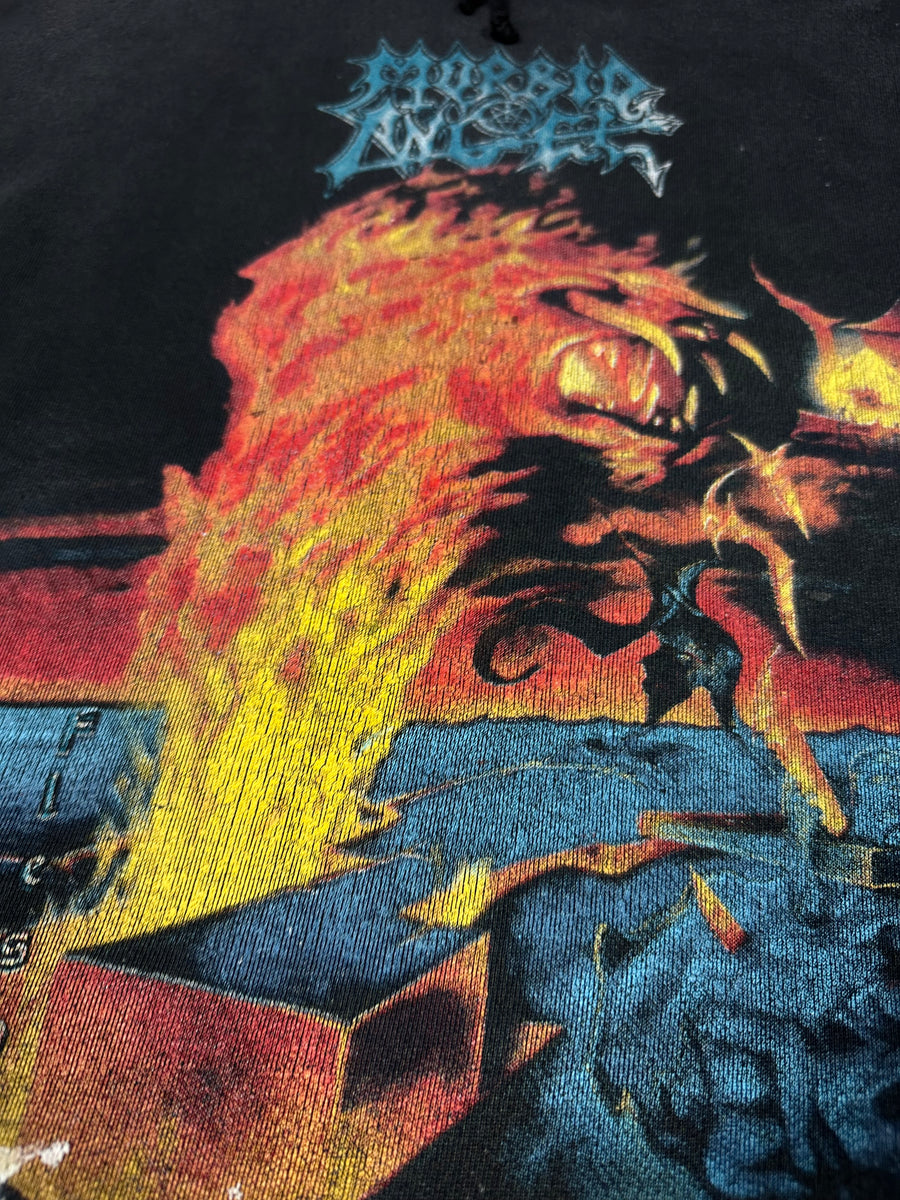 1990年代のヴィンテージ モービッド・エンジェル ブートレッグ スウェットシャツ