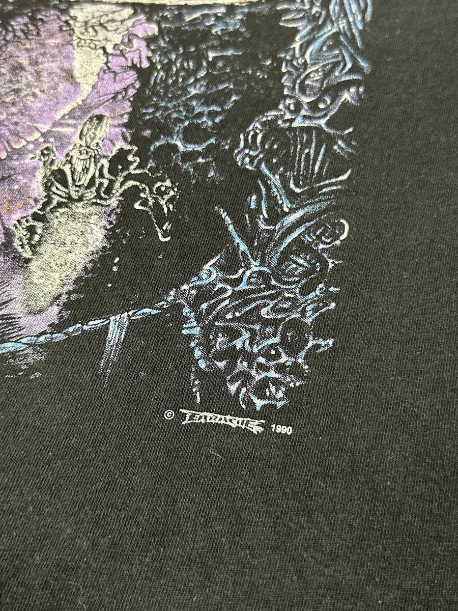 1990年ヴィンテージ エントゥームド レフト ハンド パス Tシャツ