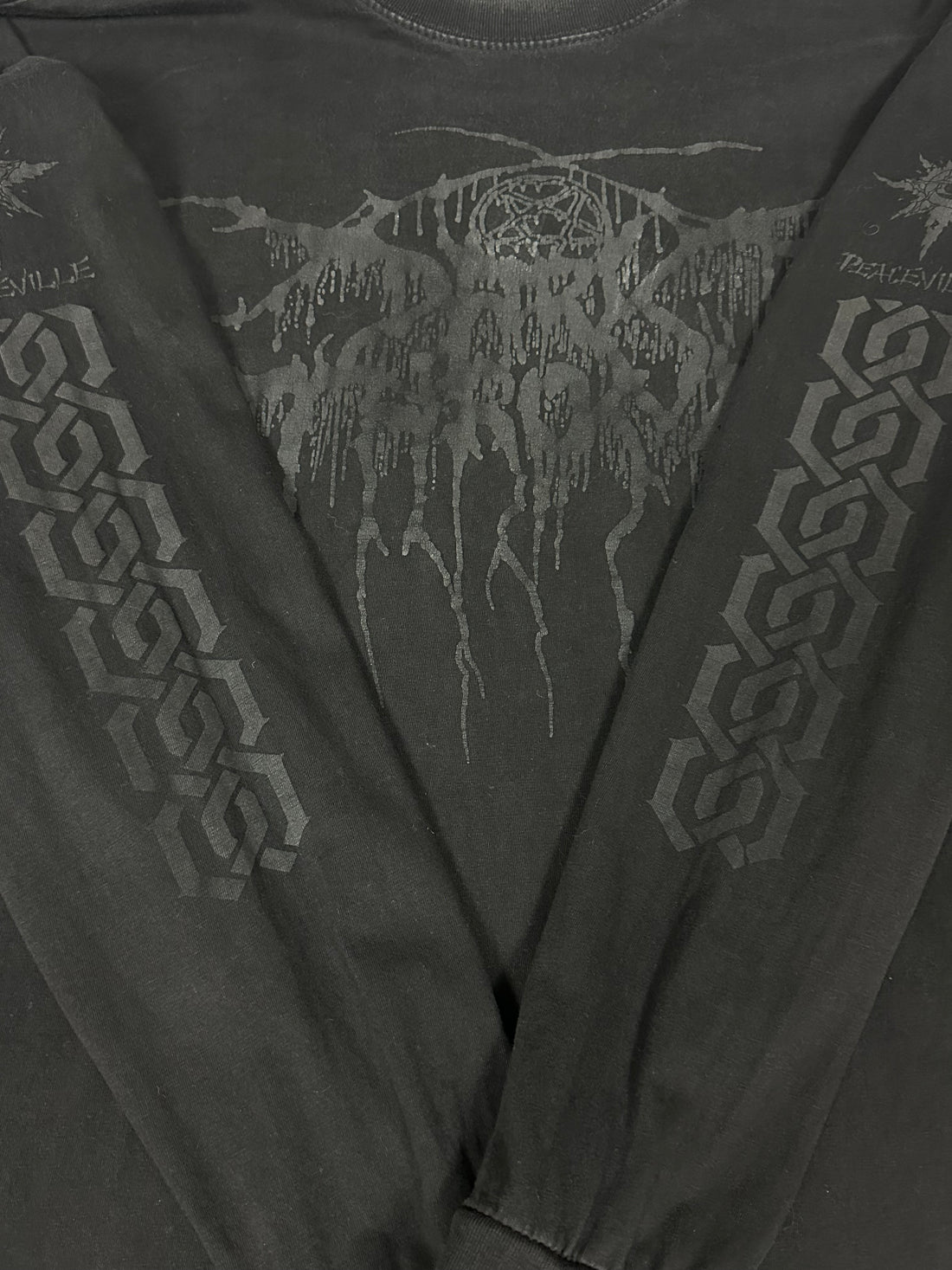 Vintage 1998 Darkthrone True Norwegian Black Metal Longsleeve