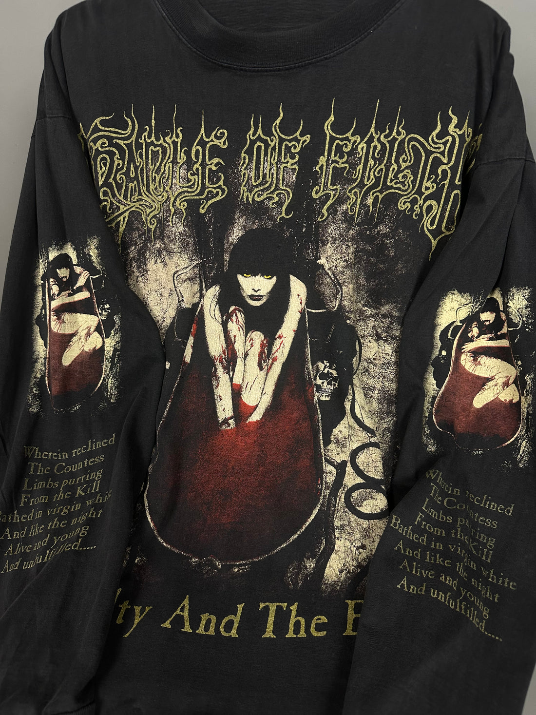 Vintage 1998 Cradle of Filth Cruelty And The Beast Longsleeve