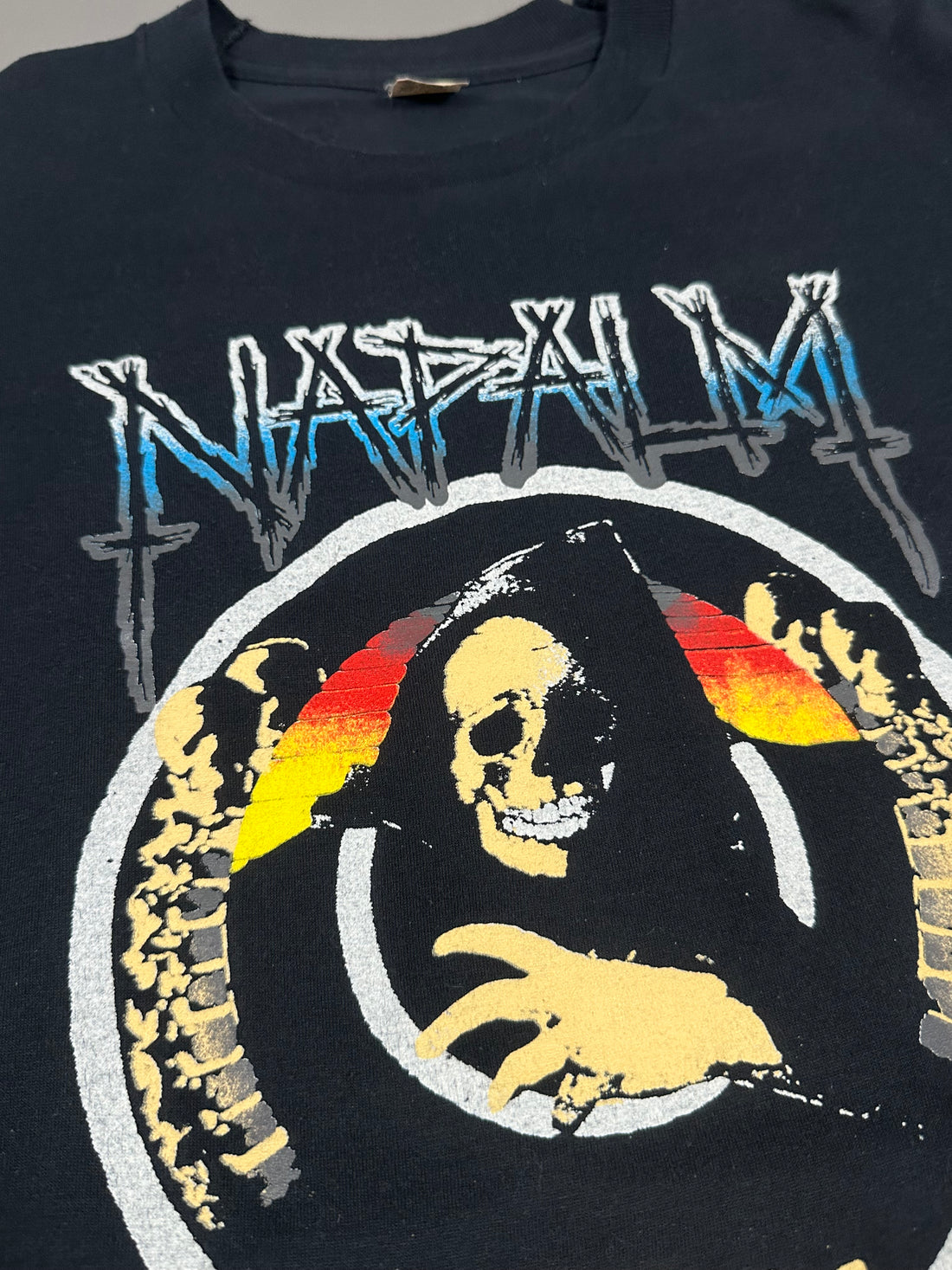Vintage 1991 Napalm Death Grind Tour T-Shirt
