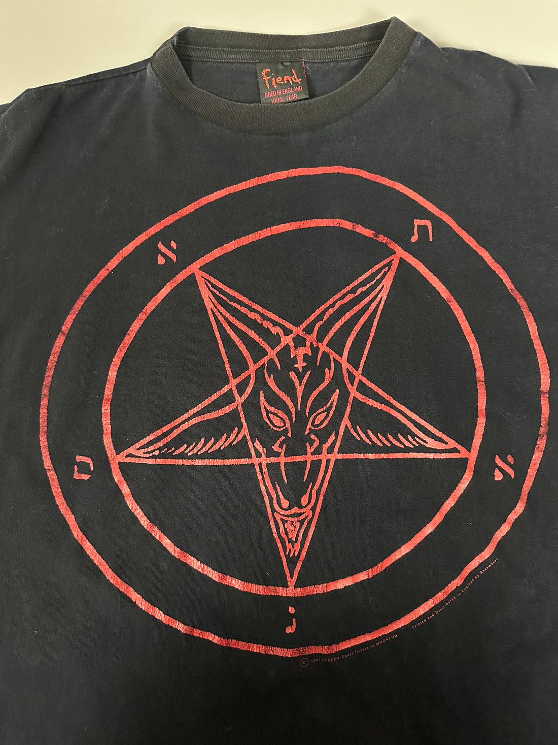 Vintage 1997 Gehena Live For Satan T-Shirt