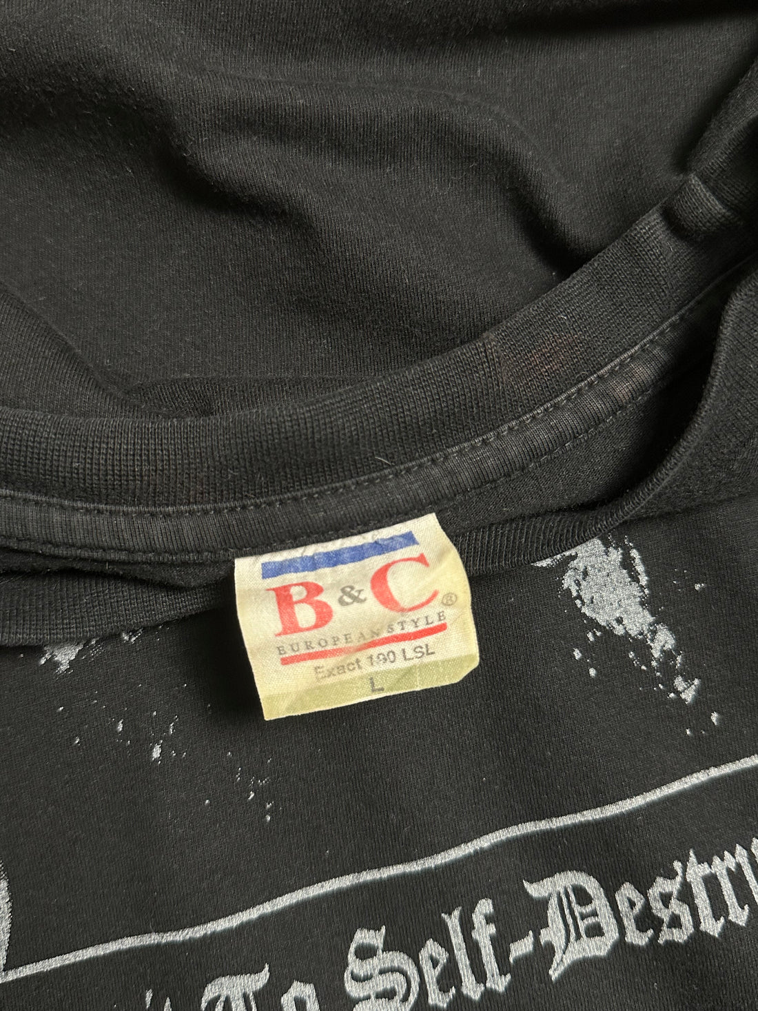 ヴィンテージ 2002 シャイニング・セルフ・デストラクション ロングスリーブ