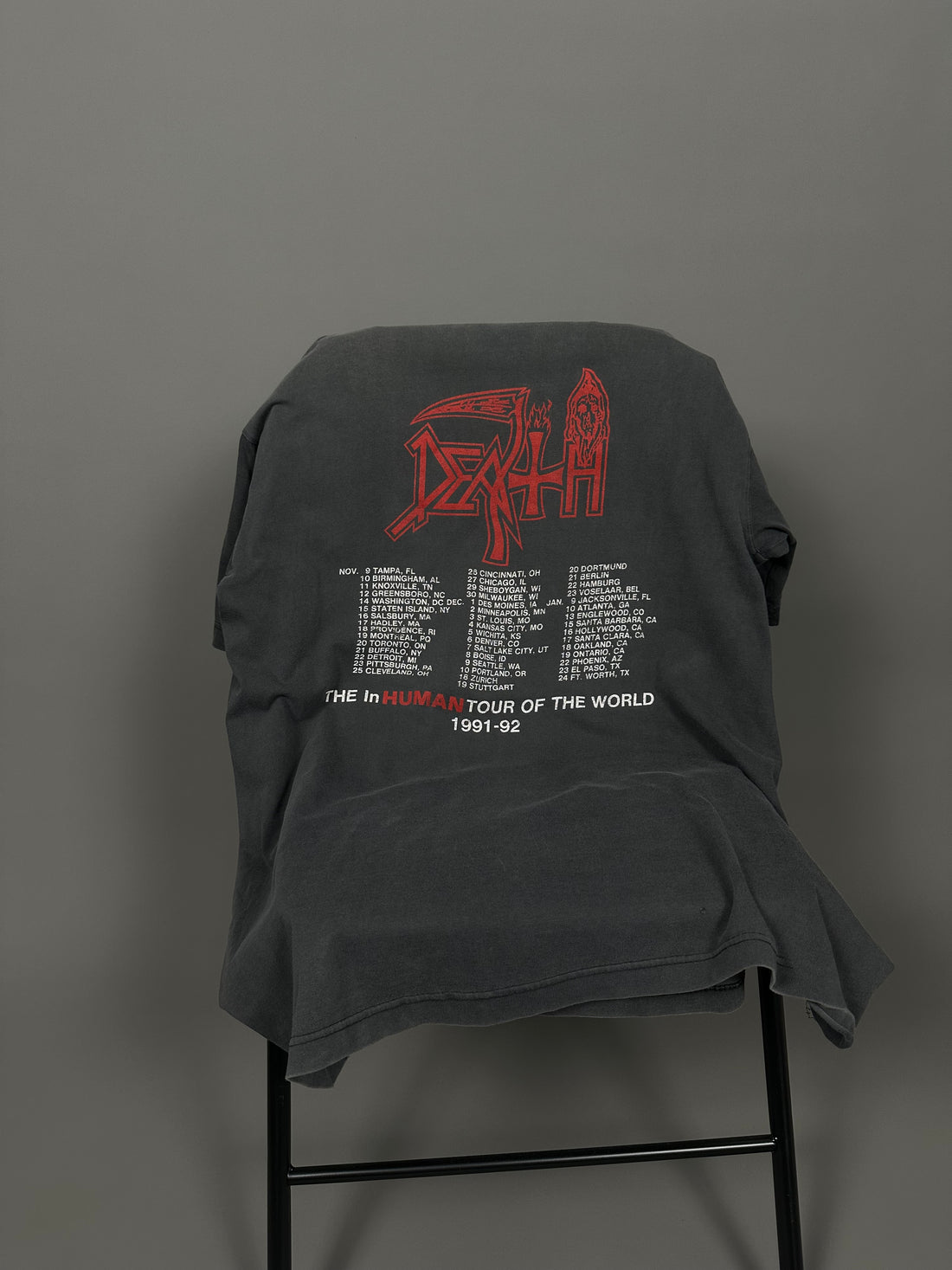 1991年ヴィンテージ デス・ヒューマン Tシャツ