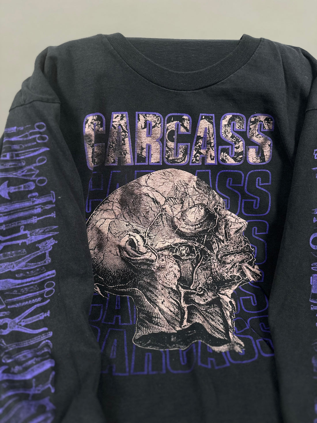Vintage 1992 Carcass European Tour Longsleeve