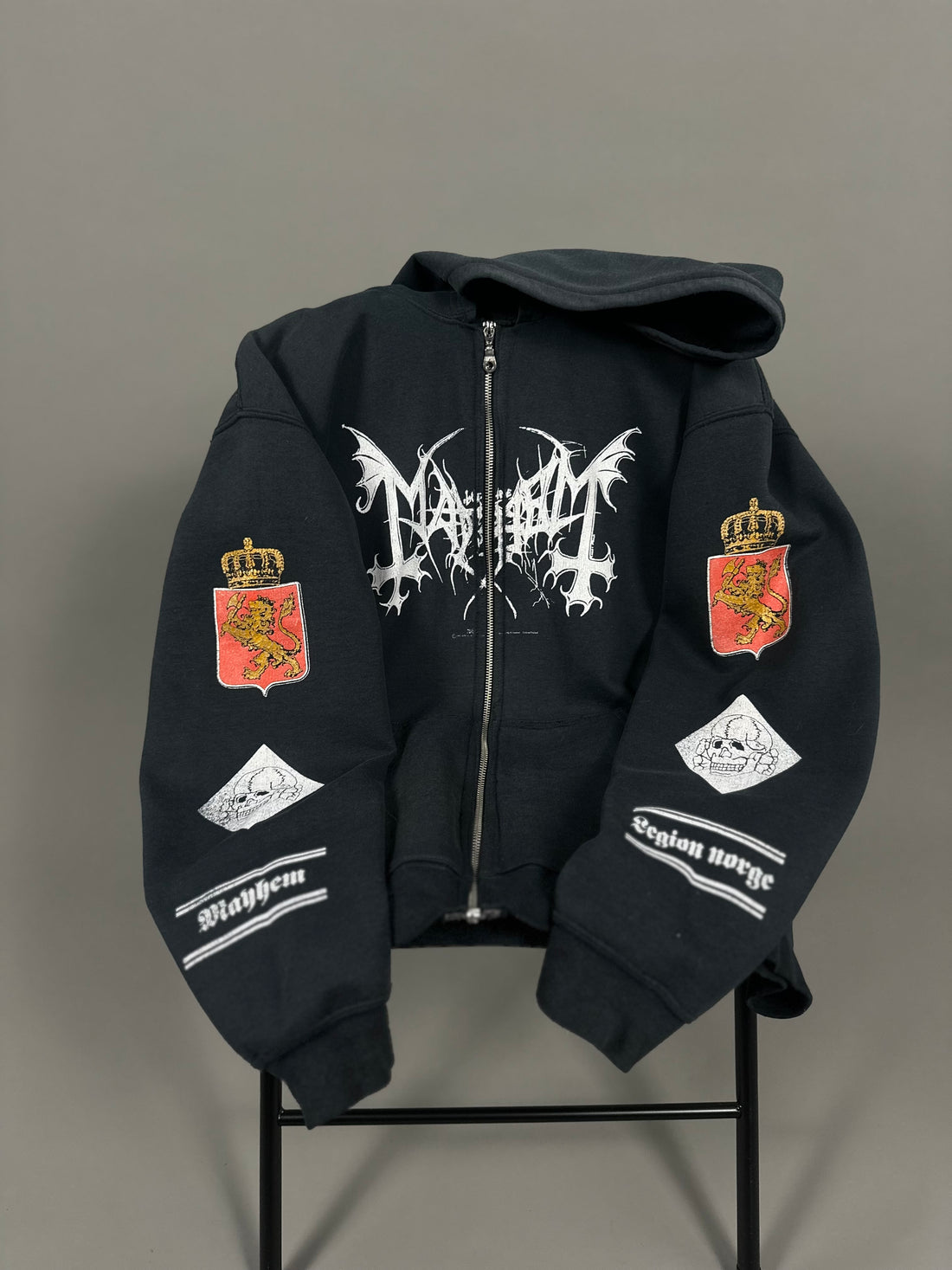 Vintage 1997 Mayhem Legion Norge Sweatshirt Zipper