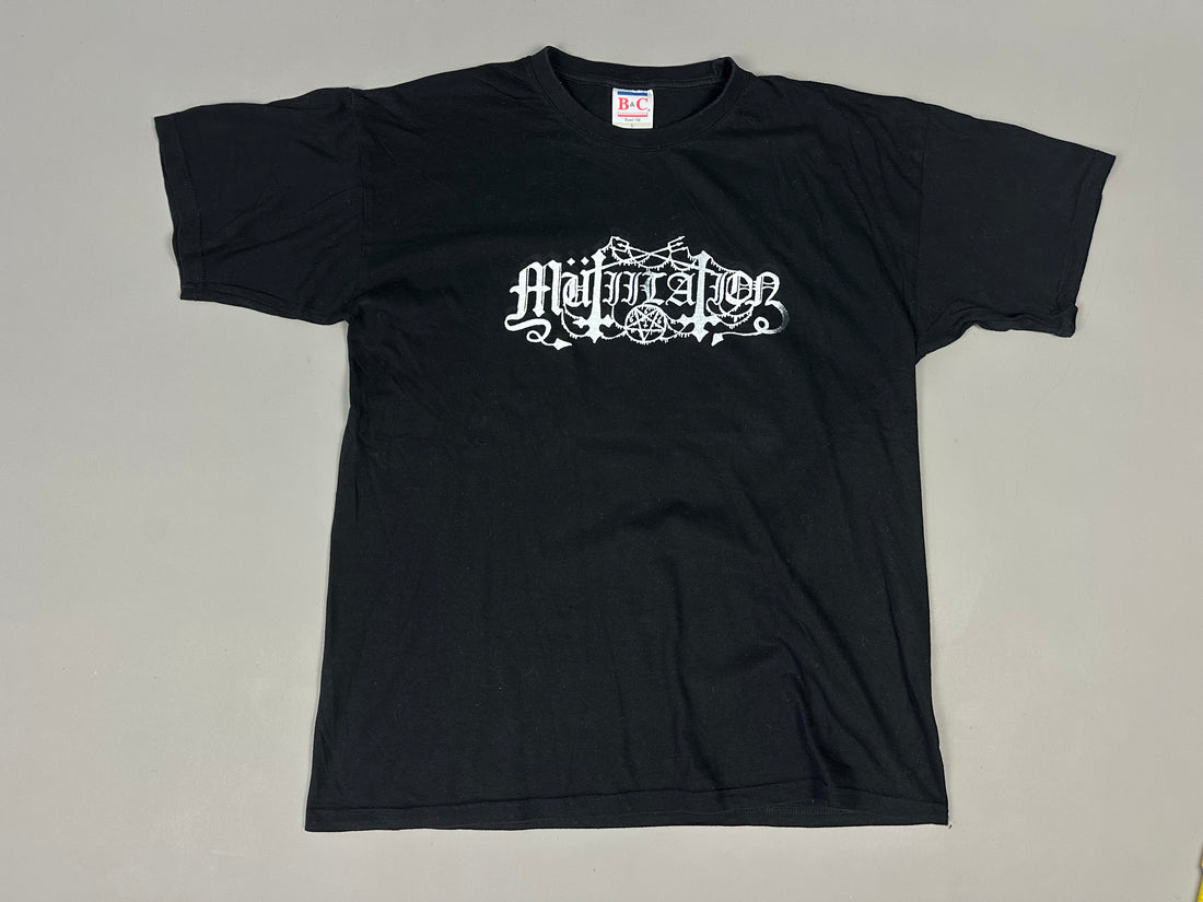 2000年代ヴィンテージ ミューティレーション ブラックメタル Tシャツ
