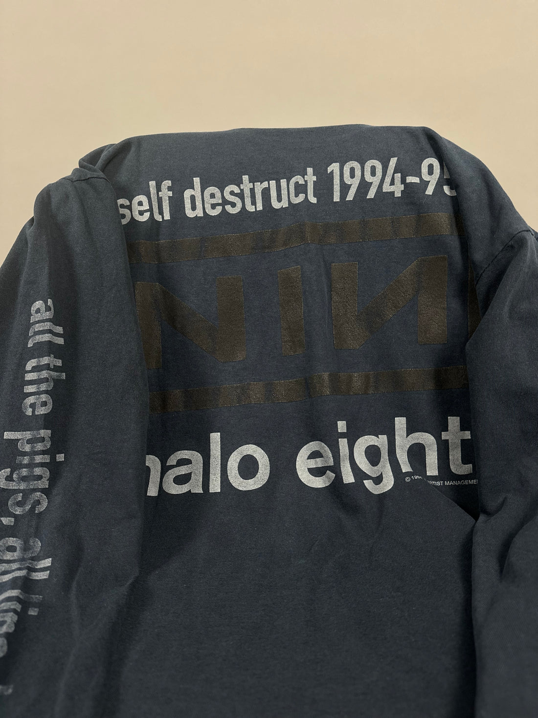 Vintage 1994 Nine Inch Nails Halo Eight Downward Spiral Longsleeve