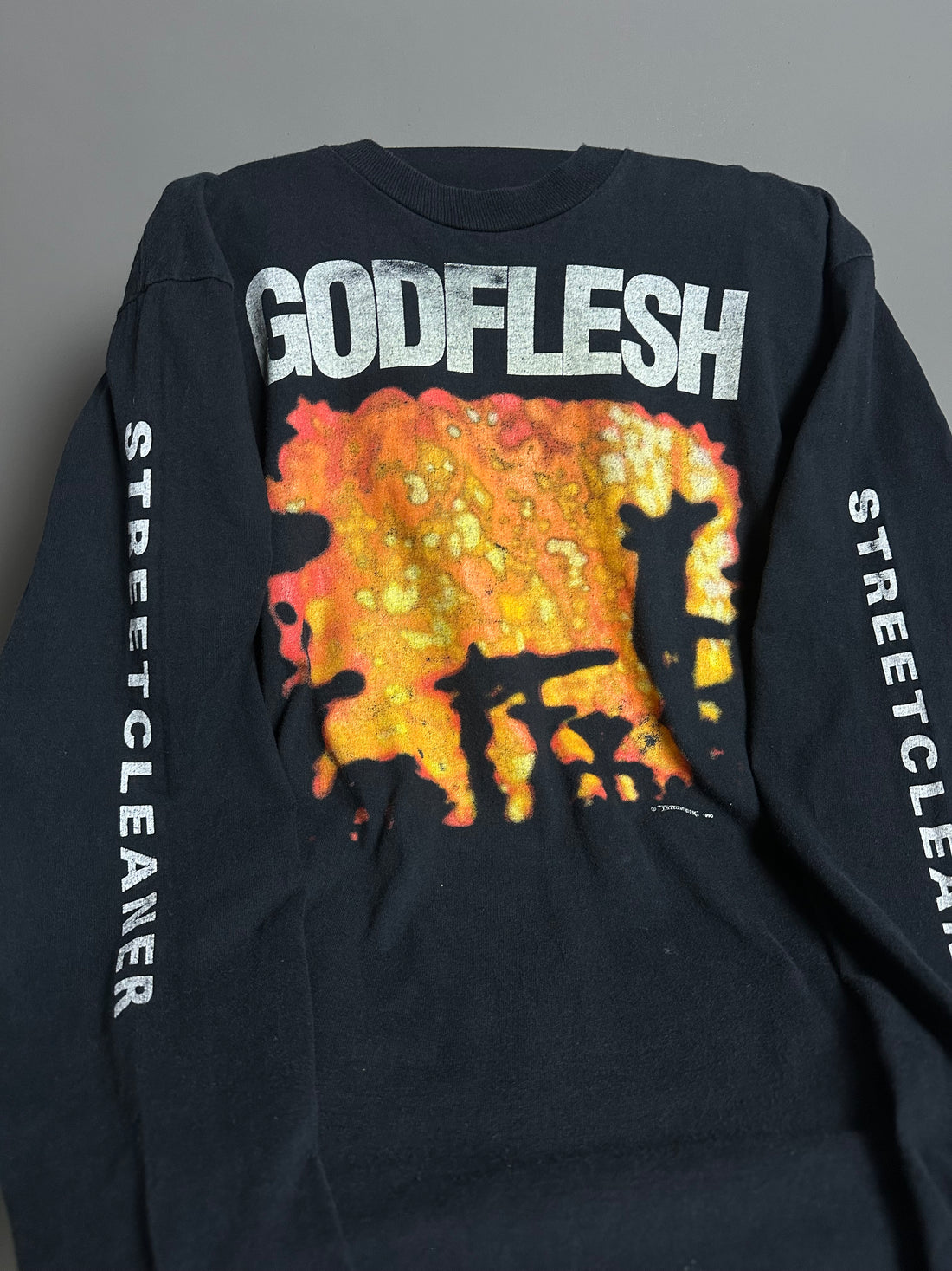 Vintage 1990 Godflesh Streetcleaner Longsleeve