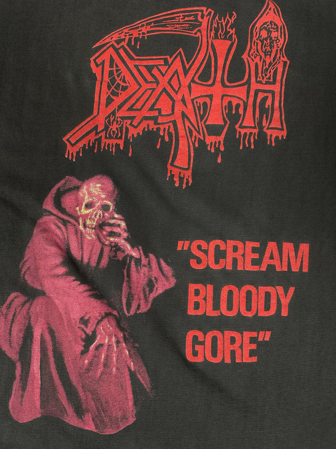 1992年ヴィンテージ デス・スクリーム ブラッディ・ゴア Tシャツ