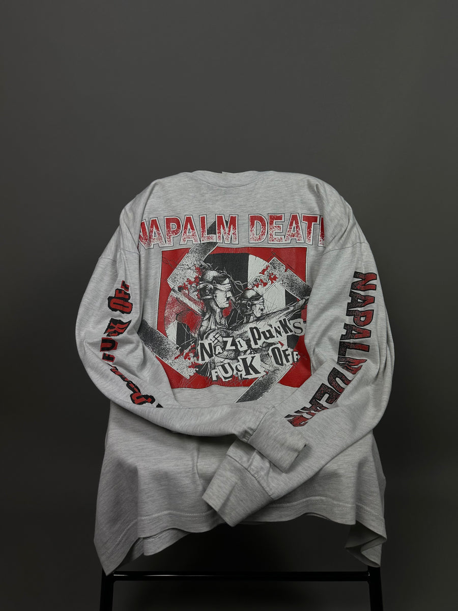 ナパーム デス 1993 パンクス ヴィンテージ ロングスリーブ
