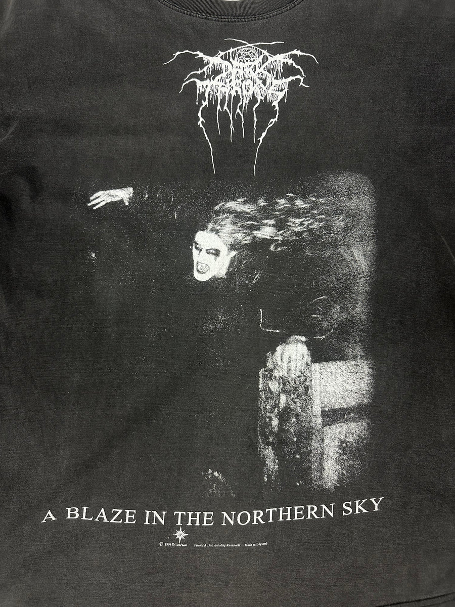 Vintage 1999 Darkthrone Blaze Northern Sky T-Shirt Longsleeve
