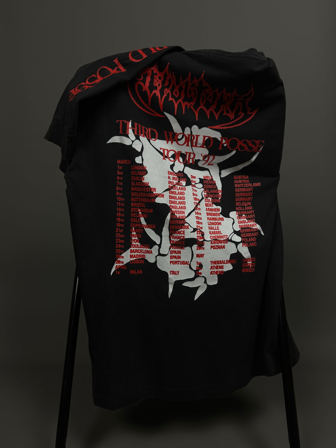 ヴィンテージ 1992 セパルトゥラ サード・ワールド・ポッセ ロングスリーブ