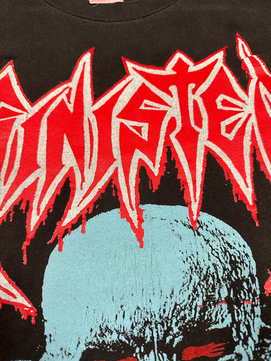 1993年ヴィンテージ「シニスター・ディアボリカル・サモニング」Tシャツ