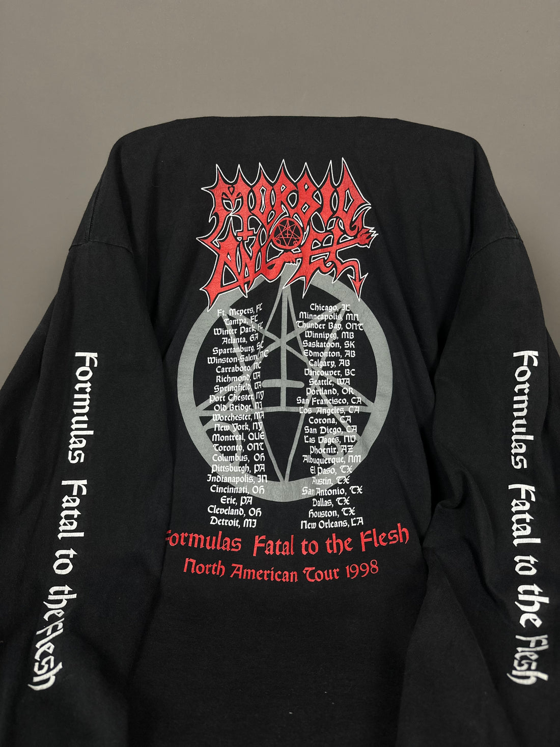 Vintage 1998 Morbid Angel Come Dance With Me Longsleeve