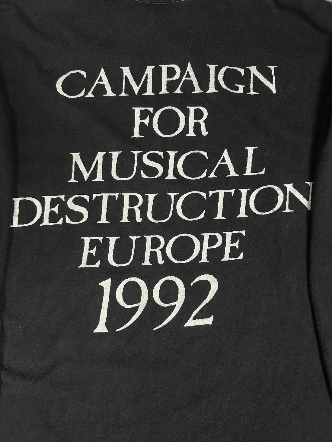 ヴィンテージ 1992 ナパーム・デス ヨーロッパツアー ロングスリーブ