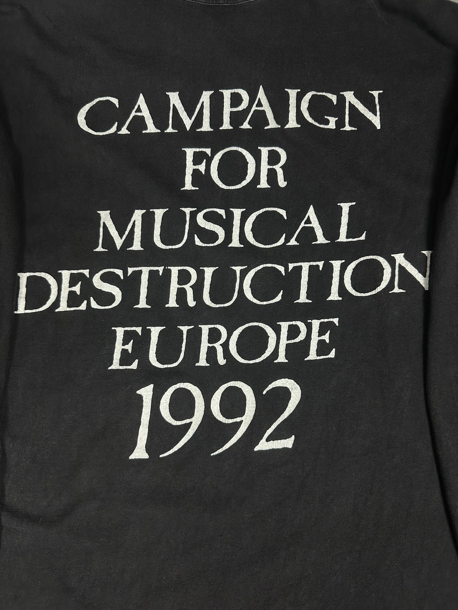 ヴィンテージ 1992 ナパーム・デス ヨーロッパツアー ロングスリーブ
