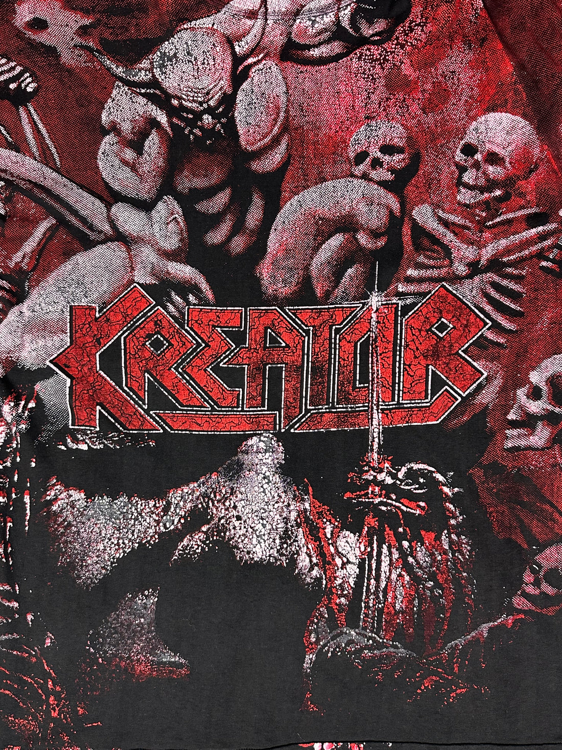 クリエイター 1990 プレジャー・トゥ・キル ヴィンテージ オールオーバープリント Tシャツ