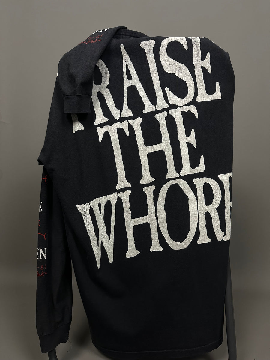ヴィンテージ 1996 Cradle of Filth Praise The Whore ロングスリーブ