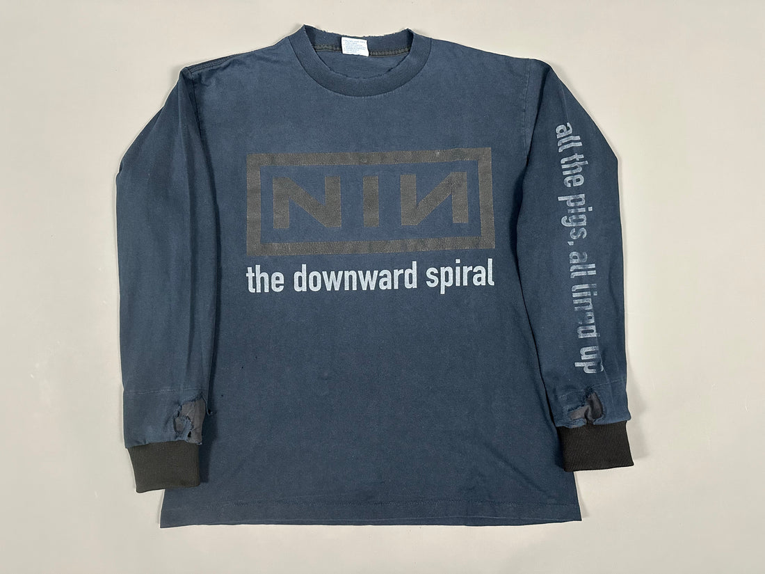 Vintage 1994 Nine Inch Nails Halo Eight Downward Spiral Longsleeve