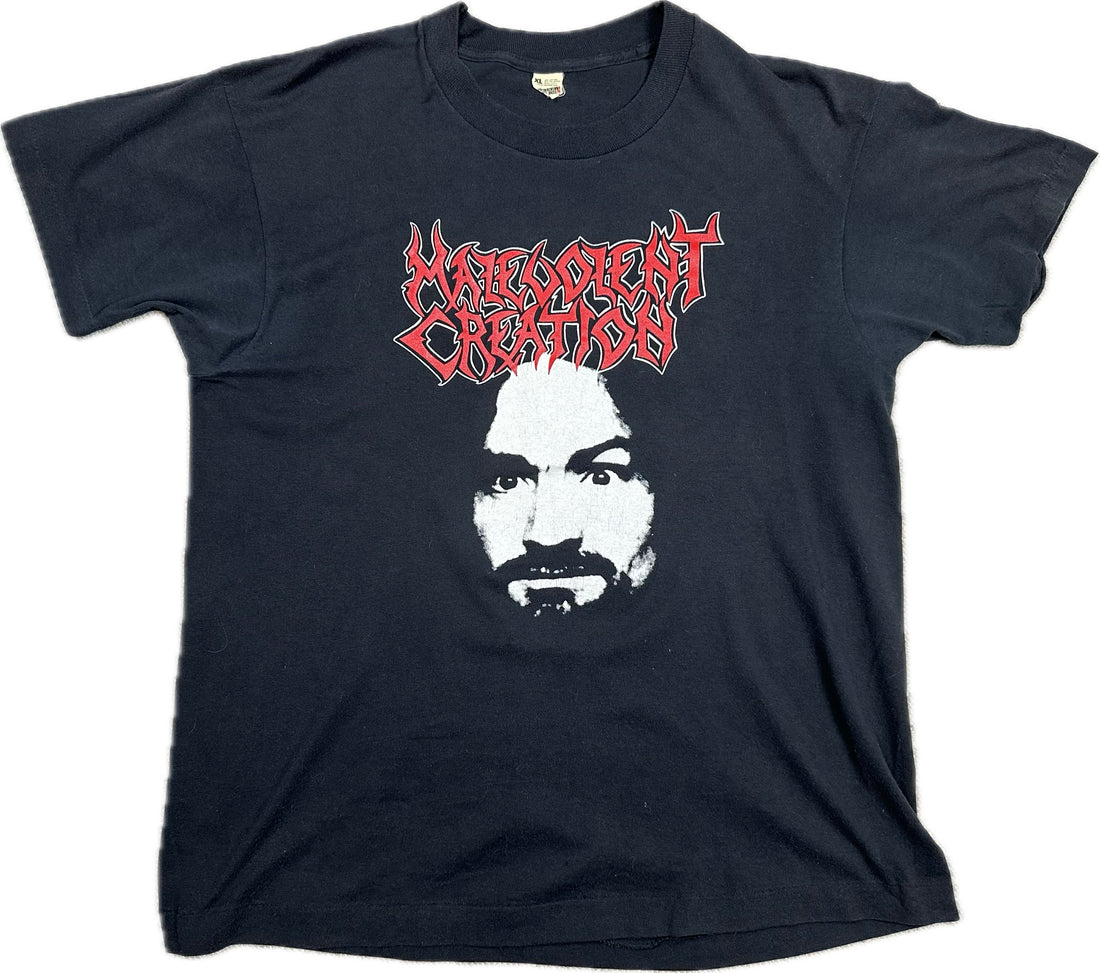1992年ヴィンテージ「マレボレント・クリエイション リトリビューション ツアー」Tシャツ