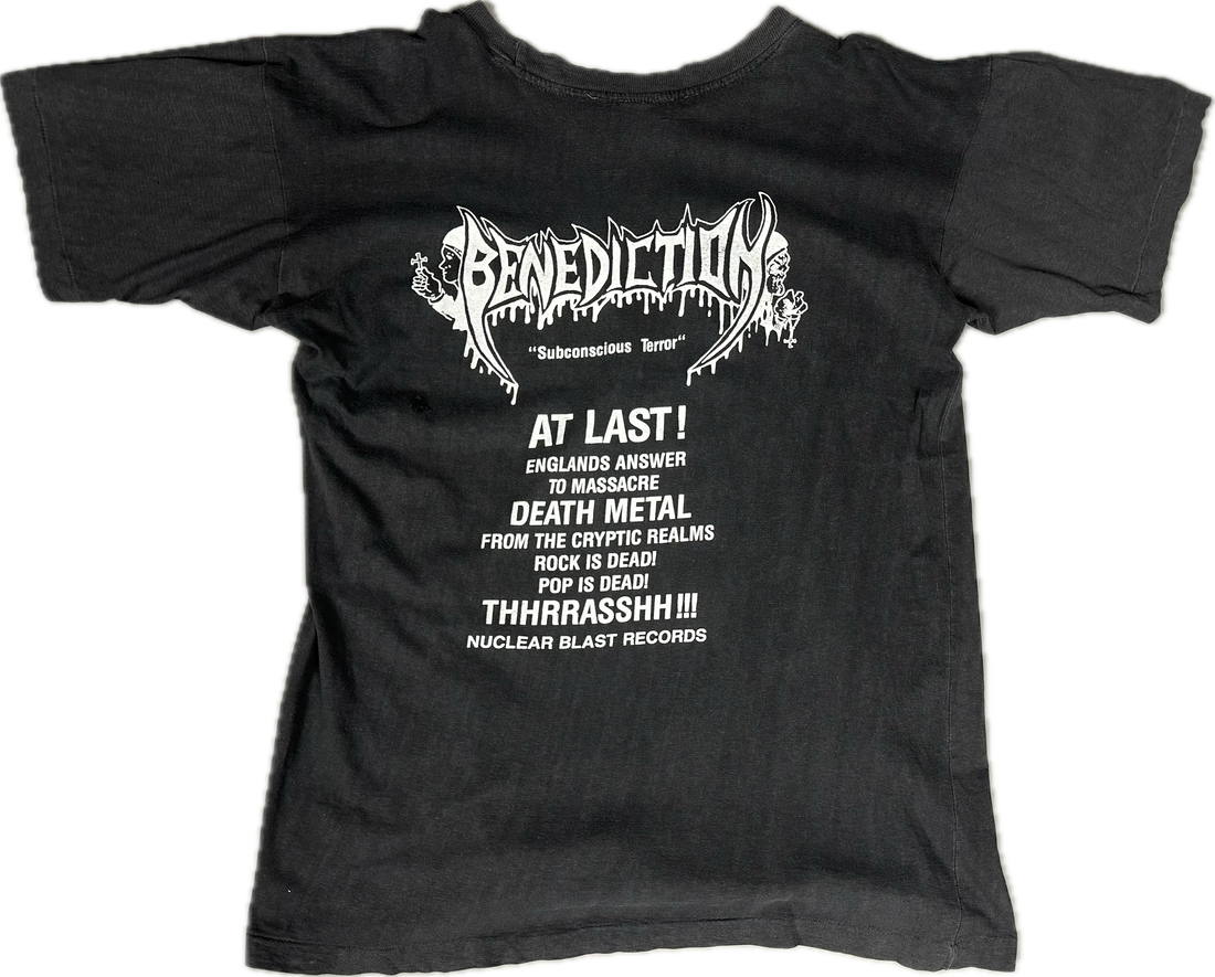 1990年ヴィンテージ ベネディクション サブコンシャス テラー Tシャツ