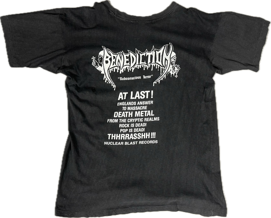 1990年ヴィンテージ ベネディクション サブコンシャス テラー Tシャツ