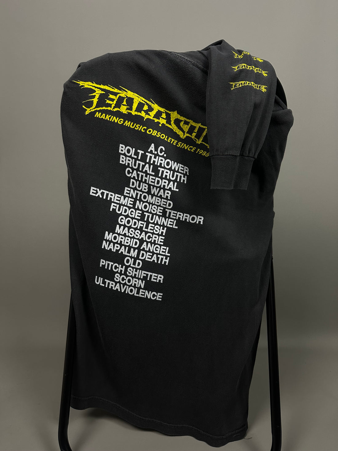 Earache 1990 Total Grind ヴィンテージ ロングスリーブ