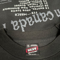 ヴィンテージ 1994 エントゥームド カナダ ツアー ウルヴァリン ブルース ロングスリーブ