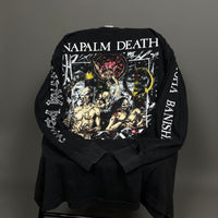 ヴィンテージ 1992 ナパーム・デス ヨーロッパツアー ロングスリーブ