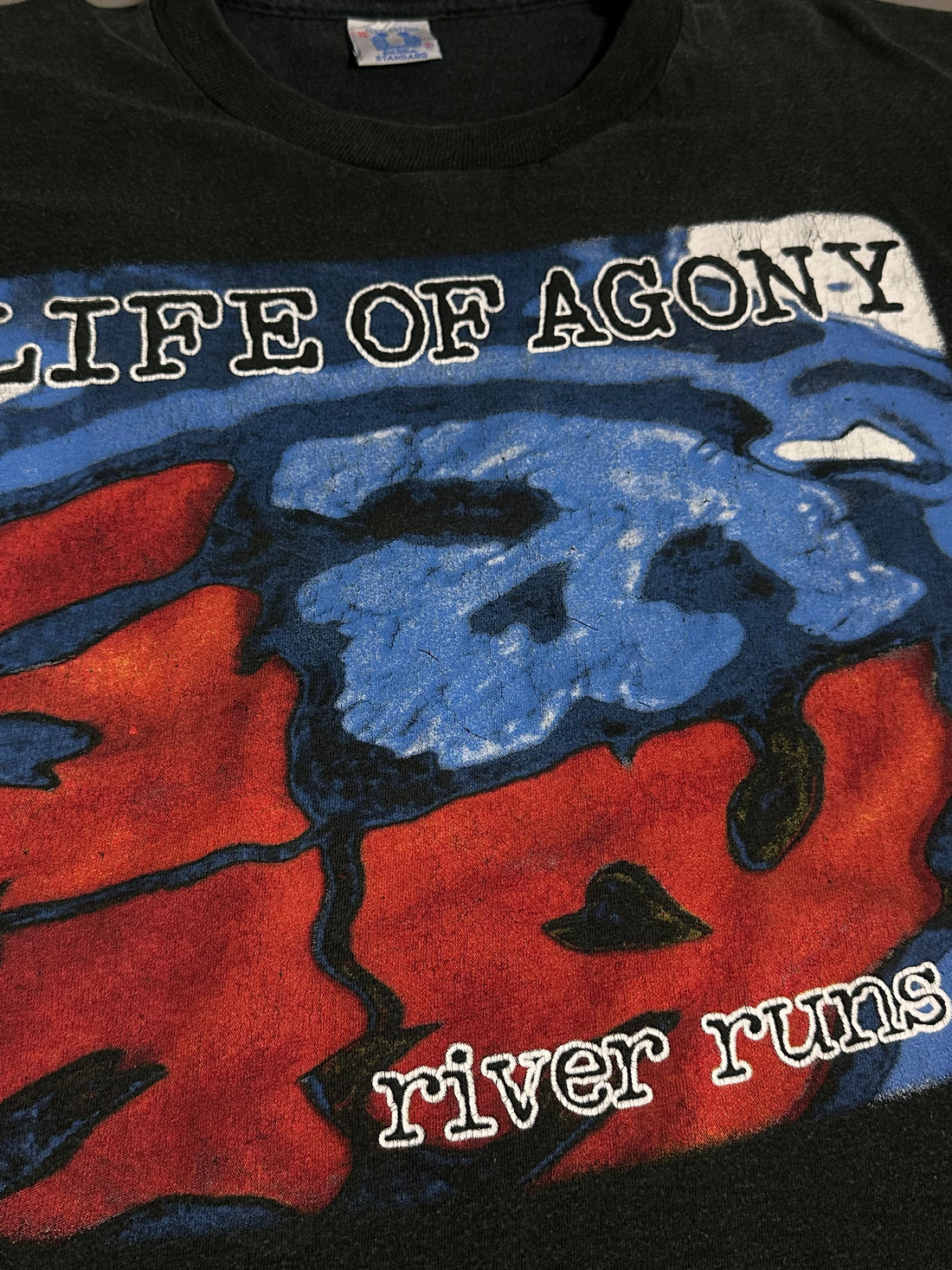 ライフ・オブ・アゴニー 1993 リバー・ランズ・レッド ヴィンテージ Tシャツ
