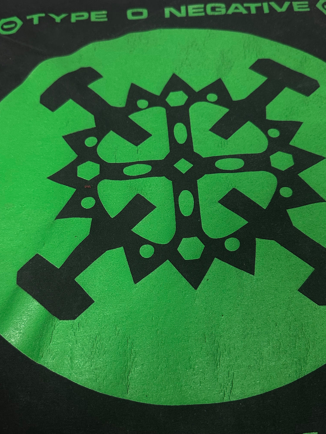 ヴィンテージ 1992 タイプO ネガティブオフェンスメカニズム Tシャツ