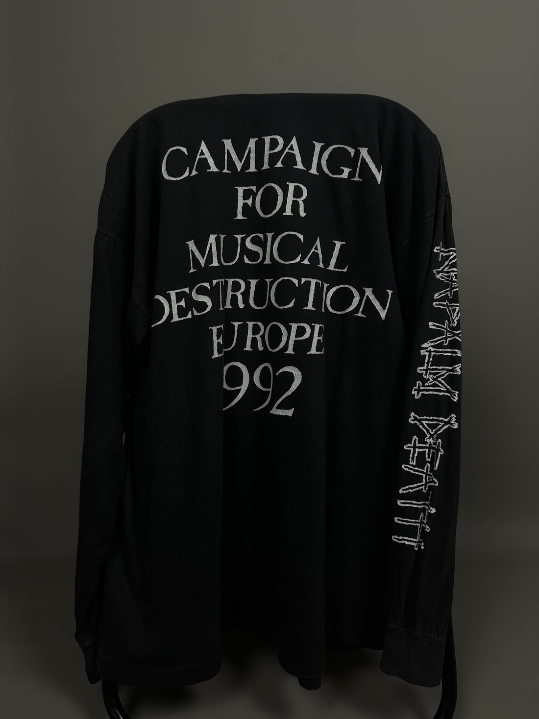 ヴィンテージ 1992 ナパーム・デス ヨーロッパツアー ロングスリーブ