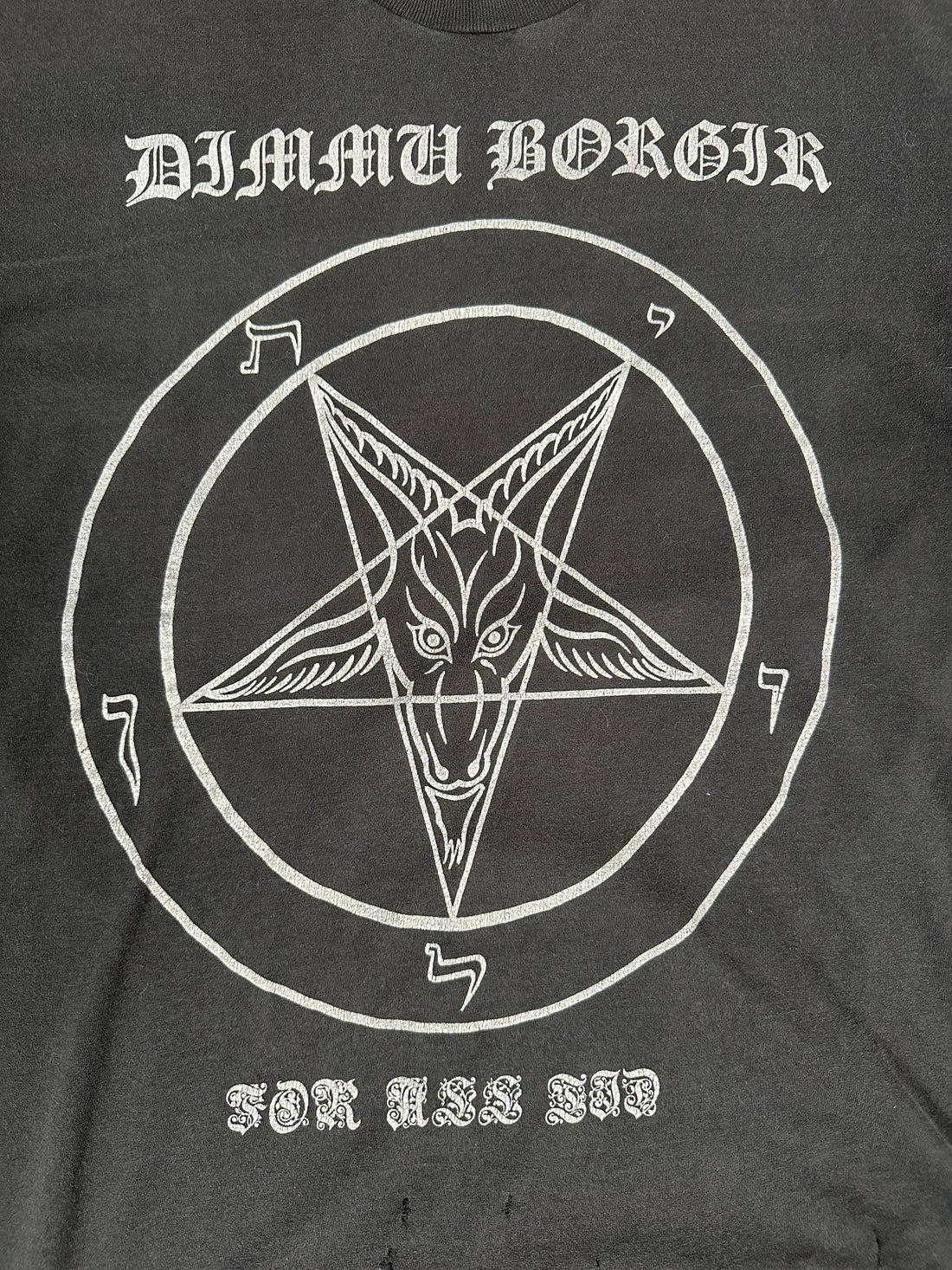 Vintage 1994 Dimmu Borgir For All Tid T-Shirt