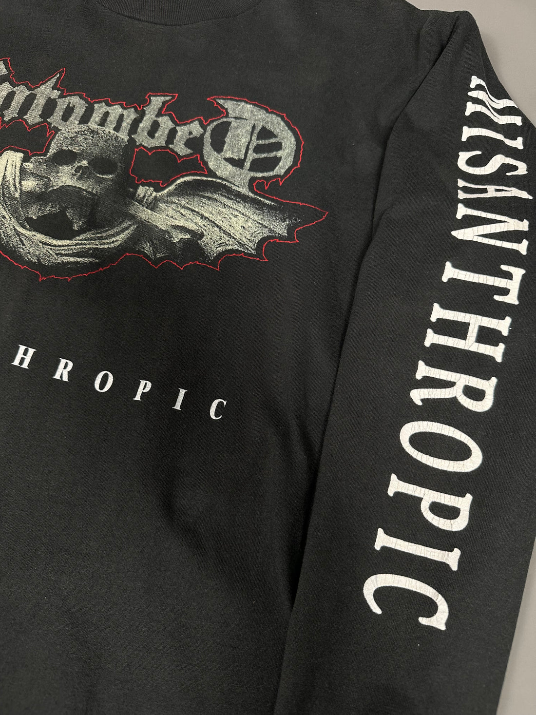 ヴィンテージ 1994 エントゥームド カナダ ツアー ウルヴァリン ブルース ロングスリーブ