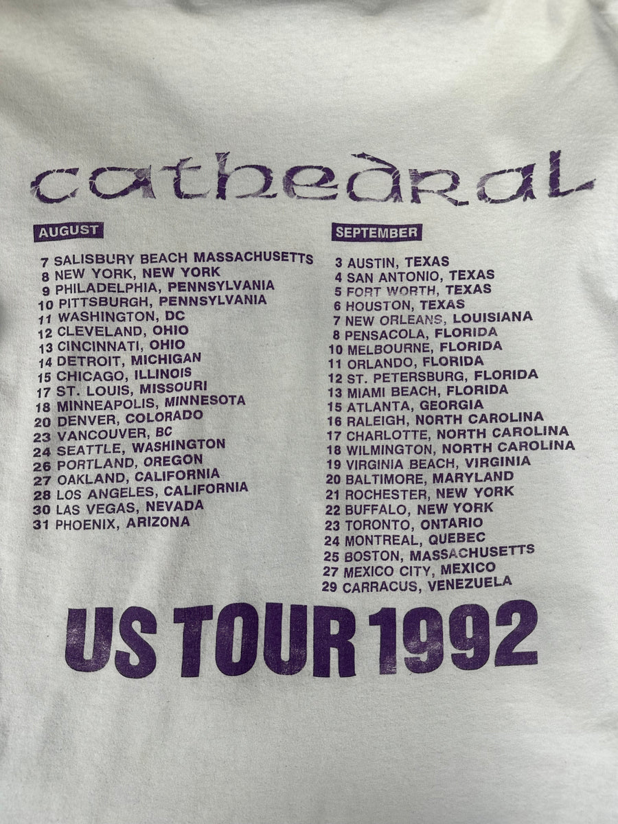 ヴィンテージ 1992 Cathedral US ツアー ロングスリーブ