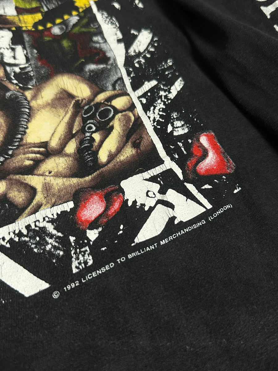 ヴィンテージ 1992 ナパーム・デス ヨーロッパツアー ロングスリーブ