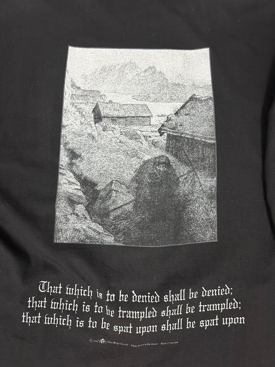 Vintage 1998 Burzum Hvis Lyset Longsleeve