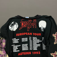 Death 1993 インディビジュアル・ソート・パターン ヴィンテージ ロングスリーブ