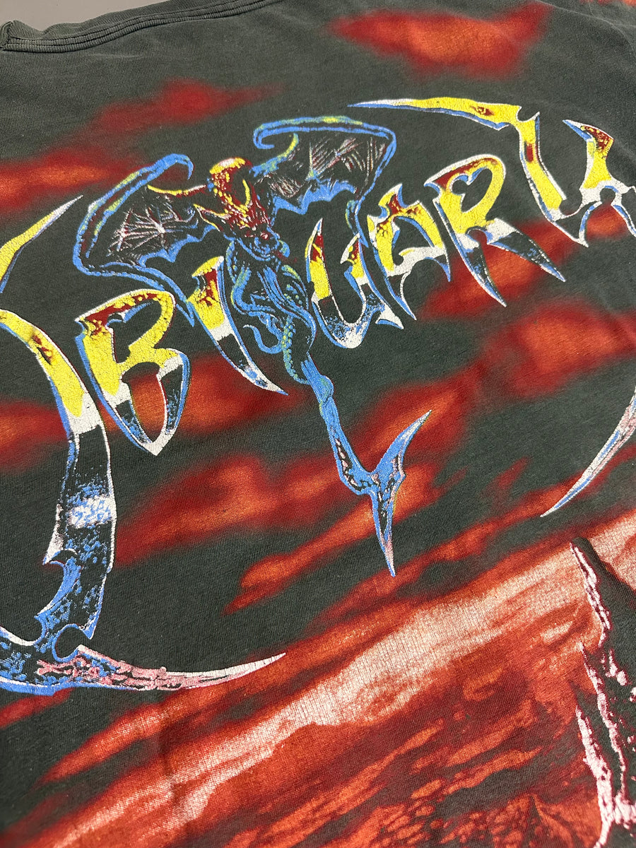 1993年ヴィンテージ 死亡記事 The End Complete Tシャツ（オールオーバープリント）