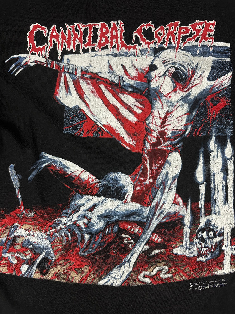 1992年ヴィンテージ カンニバル・コープス トゥーム・オブ・ザ・ミューティレイテッド Tシャツ