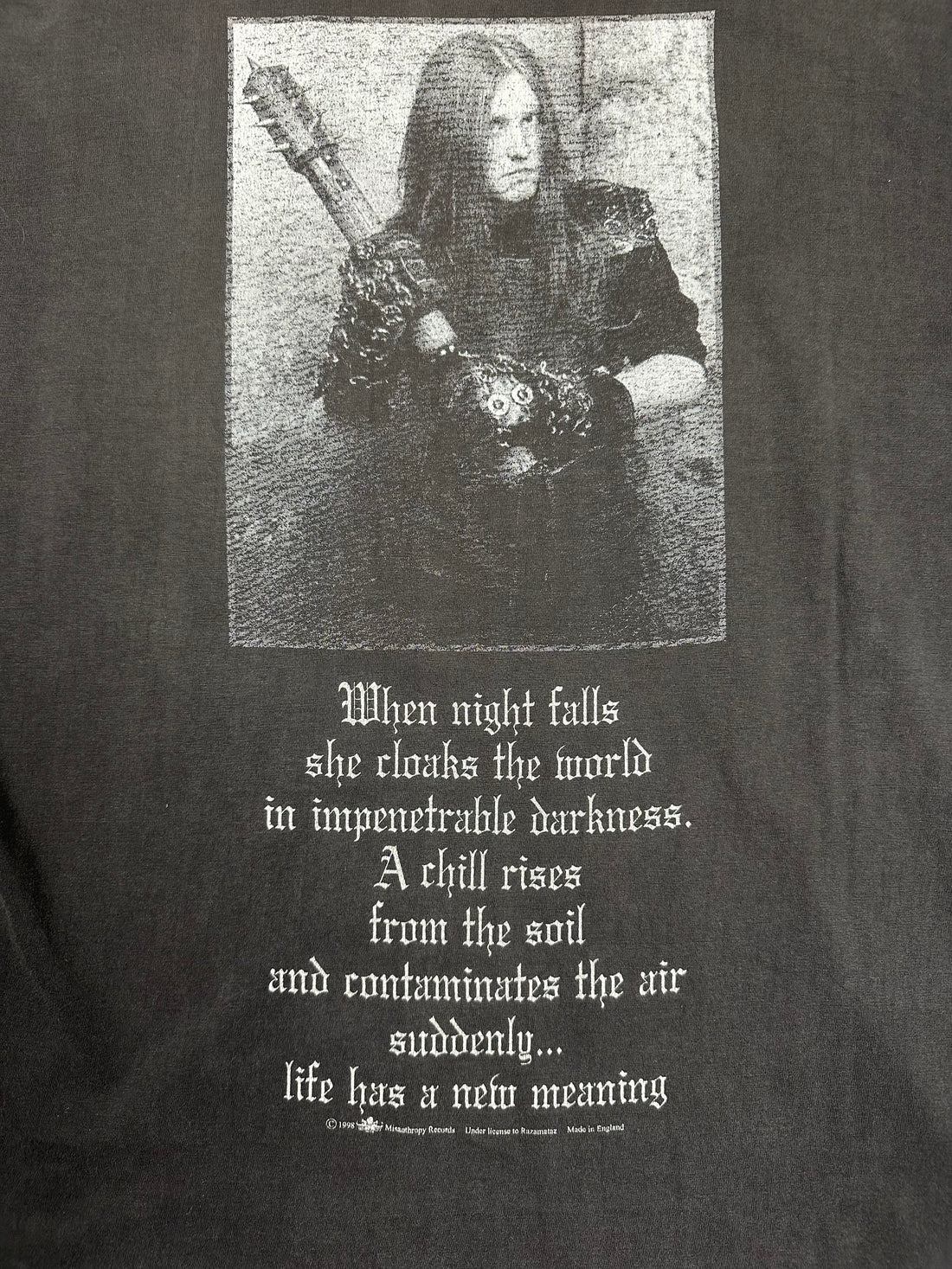 1998年ヴィンテージ Burzum Aske Tシャツ