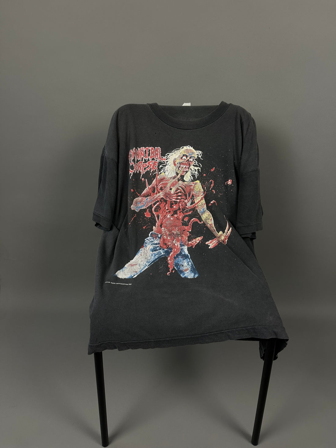 ヴィンテージ 1992 カンニバル・コープス ユーロツアー Tシャツ