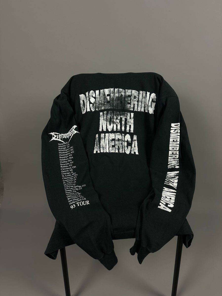 ヴィンテージ 1993 ディスメンバー 北米ツアー ロングスリーブ