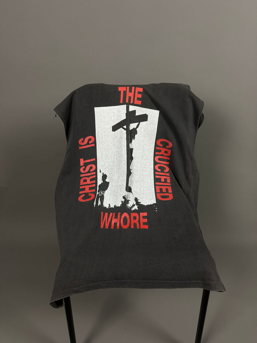 1993年ヴィンテージ 串刺しナザレ人磔刑ノースリーブTシャツ