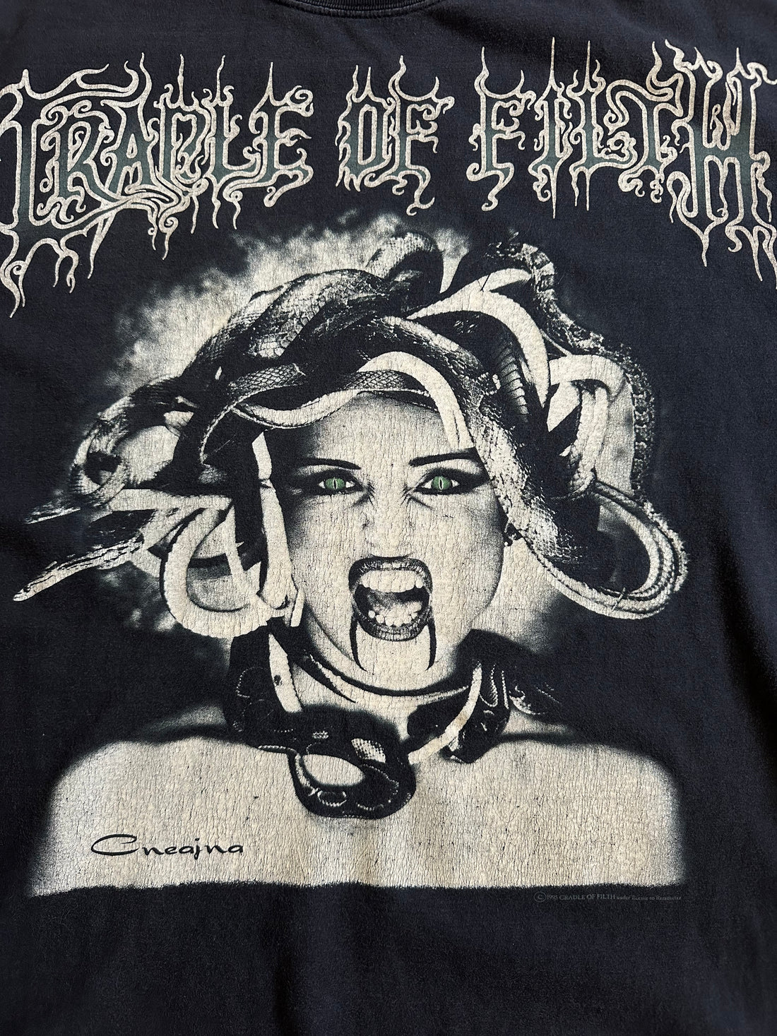 Vintage 1995 Cradle of Filth Sedusa T-Shirt
