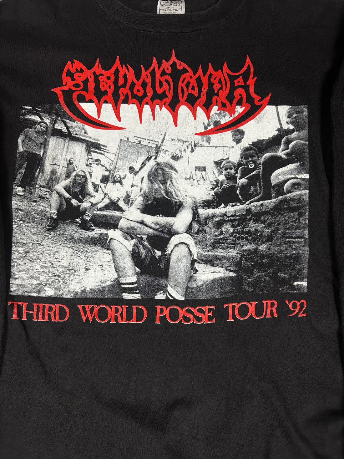 ヴィンテージ 1992 セパルトゥラ サード・ワールド・ポッセ ロングスリーブ